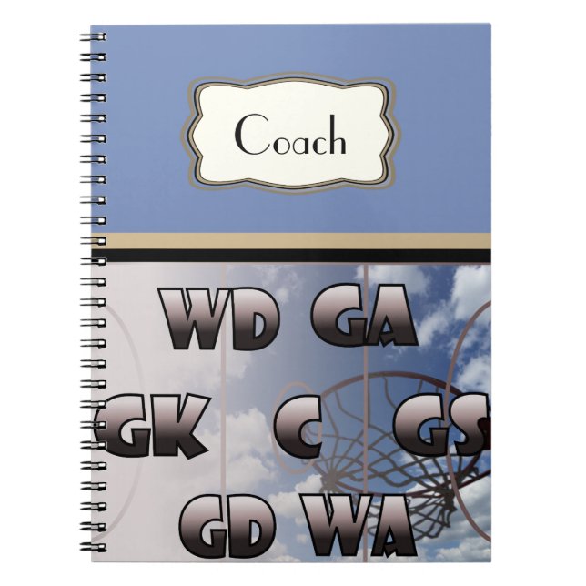 Cuaderno El jugador personalizado coloca el coche del (Frente)