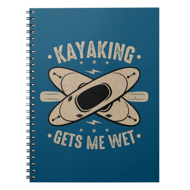 Cuaderno El Kayaking Me Hizo Sacudir (Frente)