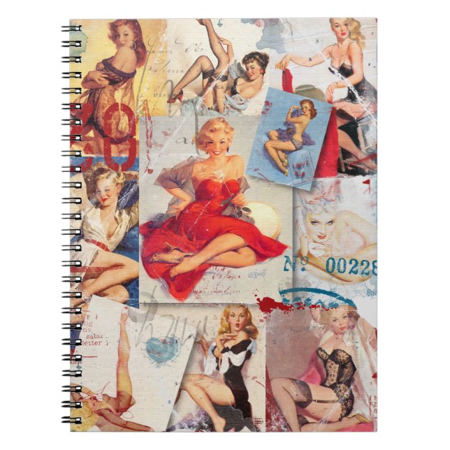 Cuaderno El kitsch Bitsch: Collage 2 del Pin-Para arriba (Frente)