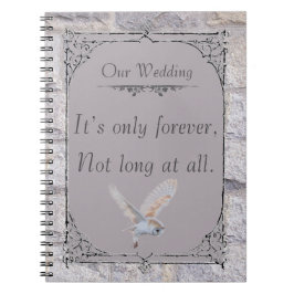 Cuaderno El laberinto es la única lechuza Boda para siempre