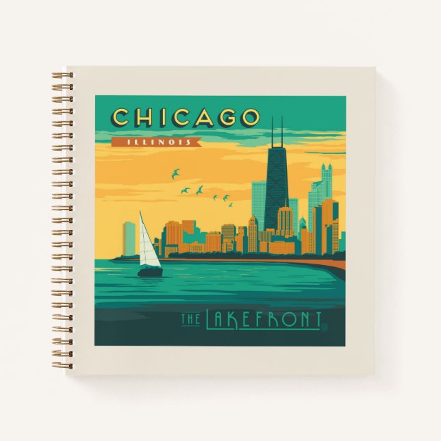 Cuaderno El Lago | Chicago, Illinois (Anverso)