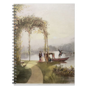Cuaderno El lago, jardines de Trentham Pasillo, 'de los