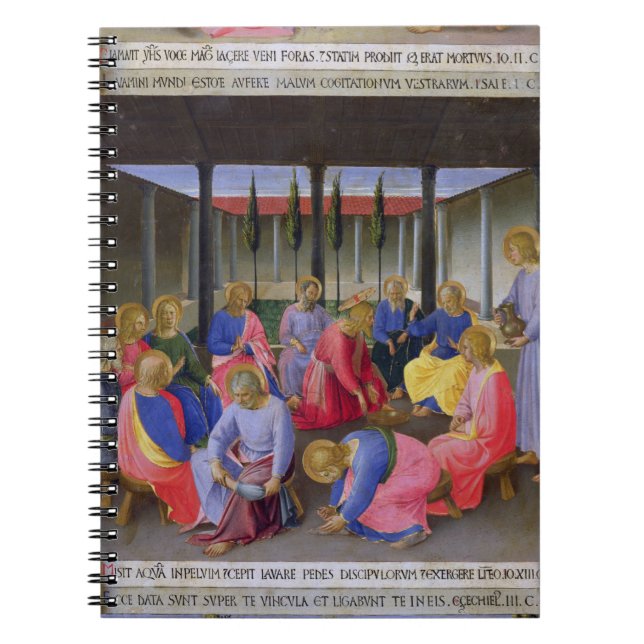 Cuaderno El lavado de los pies, detalle del panel tres o (Frente)