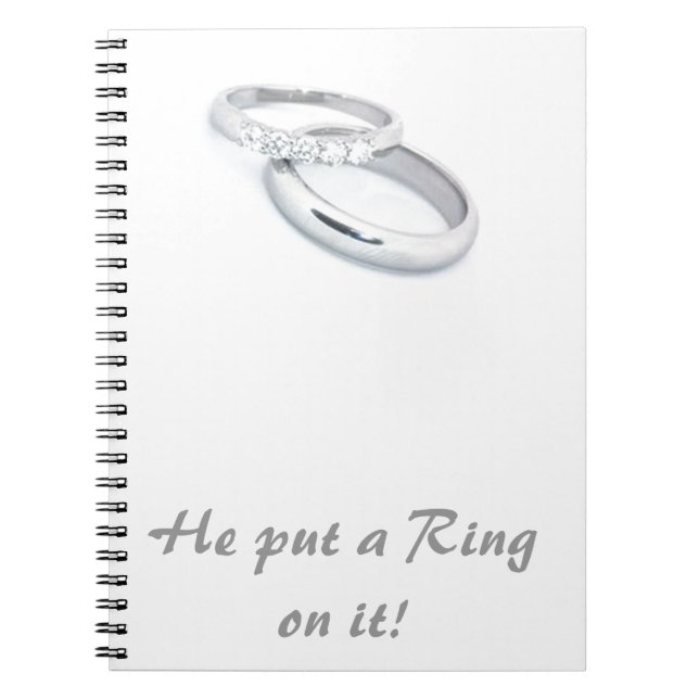 Cuaderno Él le puso un anillo (Frente)