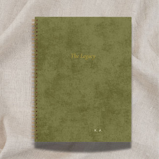 Cuaderno El Legado | Autor Personalizado Verde