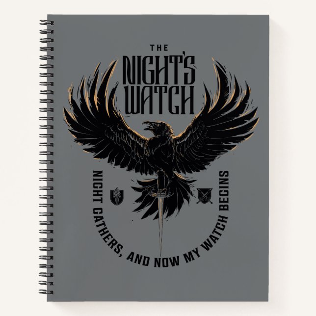Cuaderno El lema de Watch de la noche (Anverso)