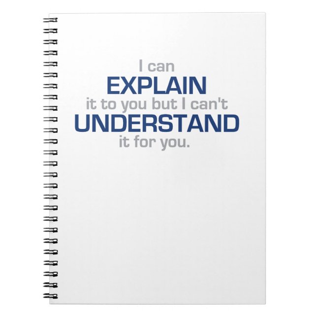 Cuaderno El lema del ingeniero - tipo materia de la ciencia (Frente)