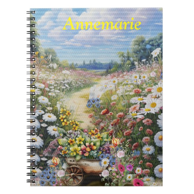 Cuaderno el lenguaje de las flores (Frente)