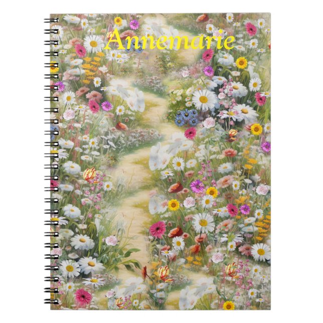 Cuaderno el lenguaje de las flores (Frente)