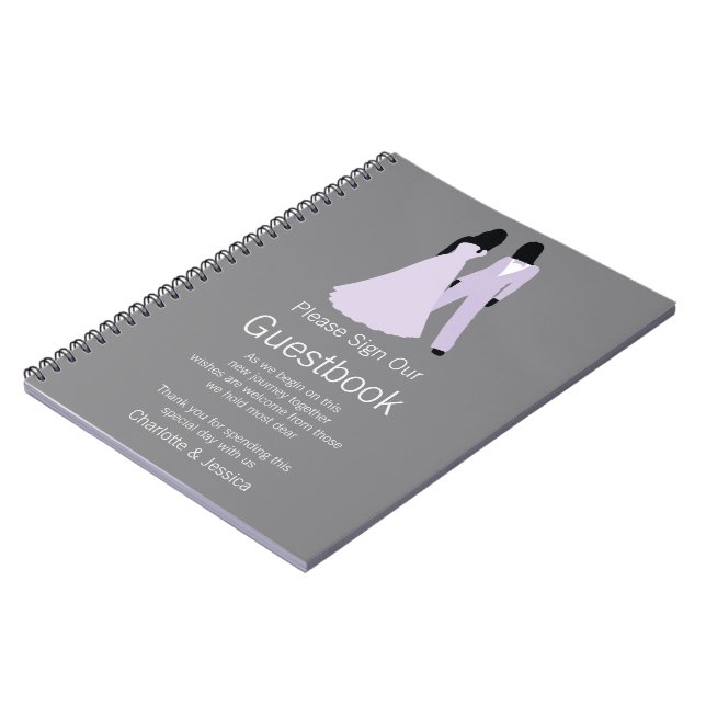 Cuaderno El libro de Bodas de dos novias. (Lado Izquierdo)