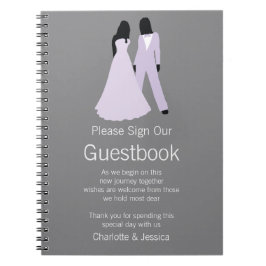 Cuaderno El libro de Bodas de dos novias.