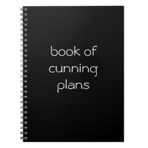 Cuaderno el libro de la astucia planea el lema divertido