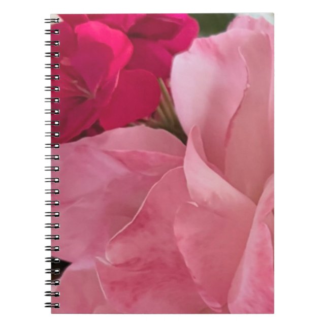 Cuaderno El libro de notas clásico de rosas (Frente)