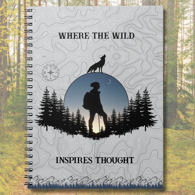 Cuaderno El Libro de Registro de Viajes de Aventura de la R (The Hiker's Reflection Logbook)