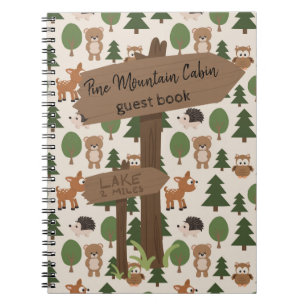 Cuaderno El libro de visitas rústico de la casa de
