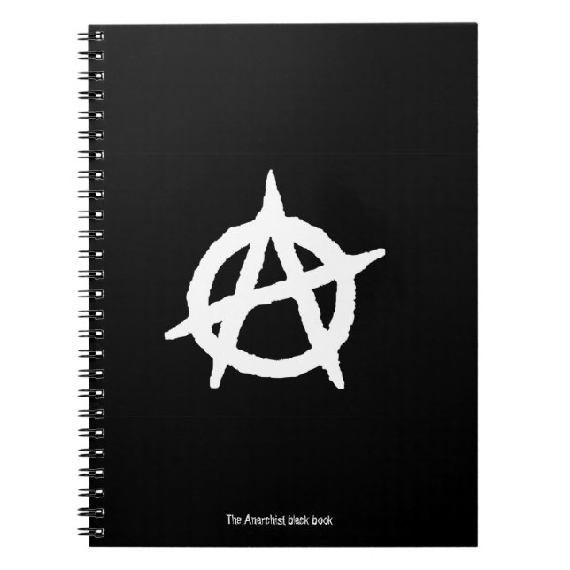 Cuaderno El libro negro anarquista (Frente)