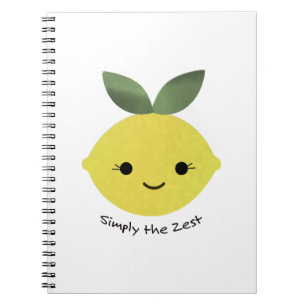 Cuaderno El limón Kawaii Zest