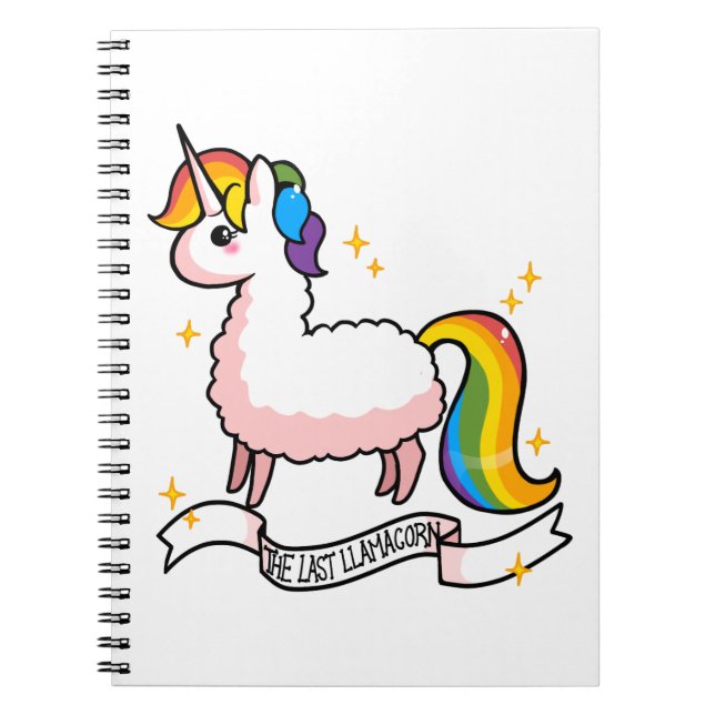Cuaderno El Llamacorn pasado (Frente)