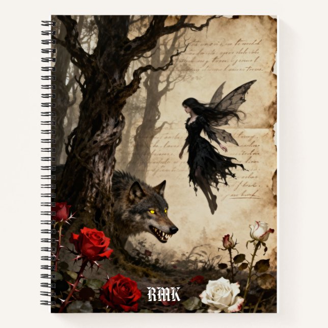 Cuaderno El Lobo y La Hada (Anverso)
