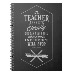 Cuaderno El maestro afecta la eternidad