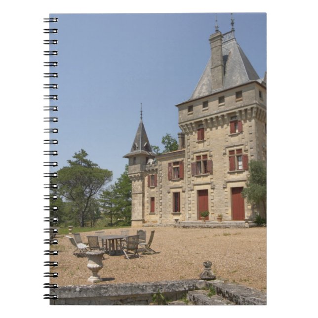 Cuaderno El magnífico castillo de Pressac y el jardín (Frente)