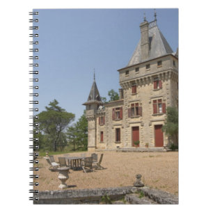 Cuaderno El magnífico Chateau de Pressac y jardín
