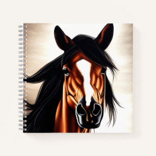 Cuaderno El Majestuoso Mustang - El Espíritu De Libertad