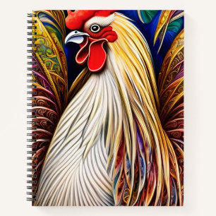 Cuaderno El Majestuoso Rooster - Un Retrato Glorioso