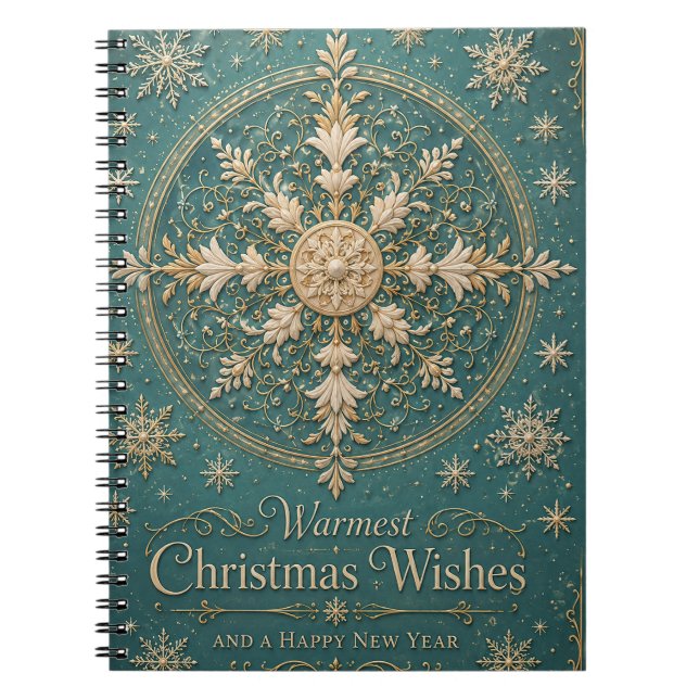 Cuaderno El Mandala de La Escarcha Dorada (Frente)