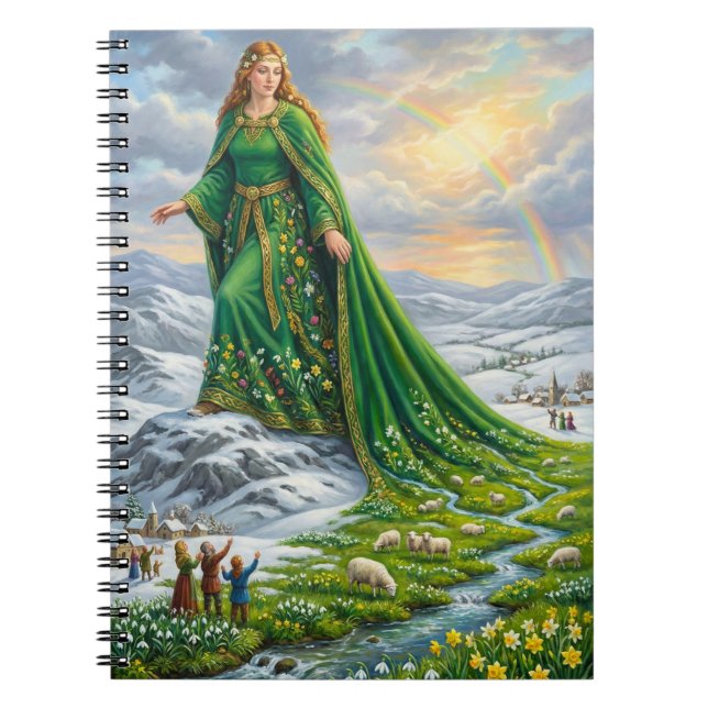 Cuaderno El Manto de Brígida (Trayendo la Primavera) (Frente)