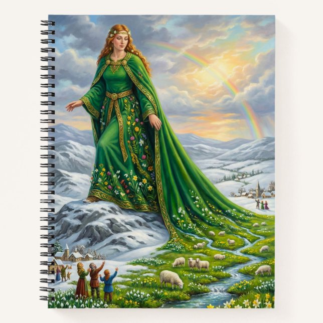 Cuaderno El Manto de Brígida (Trayendo la Primavera) (Anverso)
