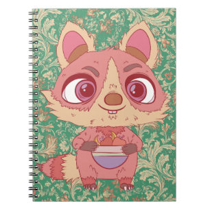 Cuaderno El mapache feliz