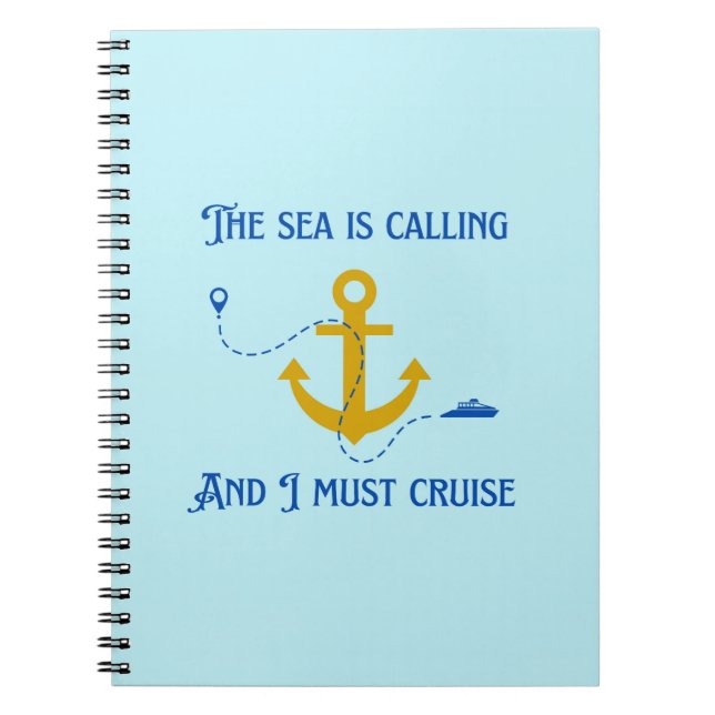 Cuaderno El mar está llamando (Frente)