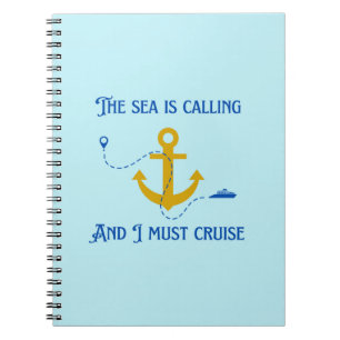Cuaderno El mar está llamando y debo cruzar