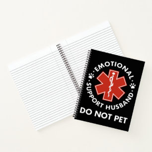 Cuaderno El Marido De Apoyo Emocional No Es Mascota
