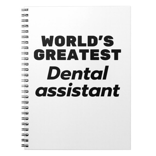 Cuaderno El mayor asistente dental del mundo (Frente)
