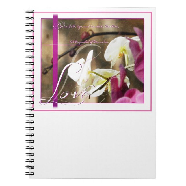 Cuaderno El mayor de estos es el Amor (Frente)