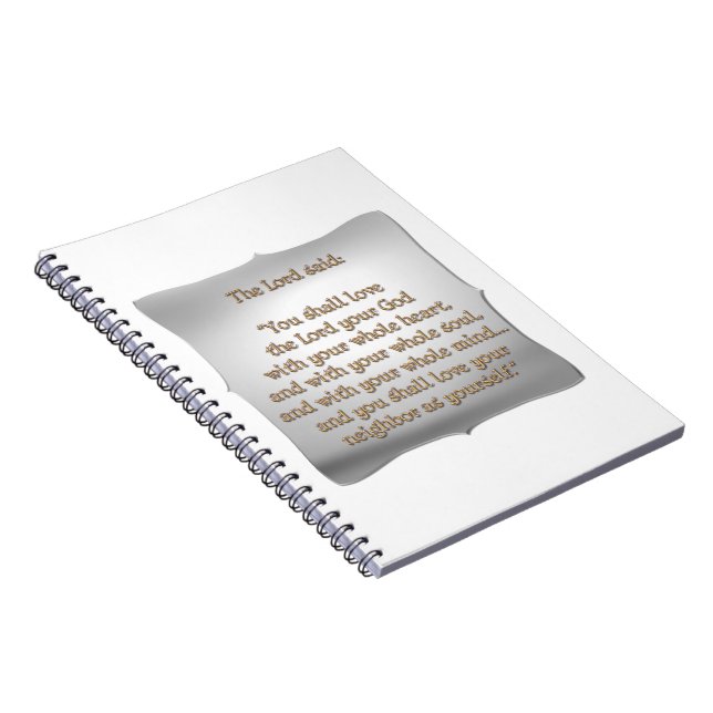 Cuaderno El mayor mandamiento (Lado Derecho)