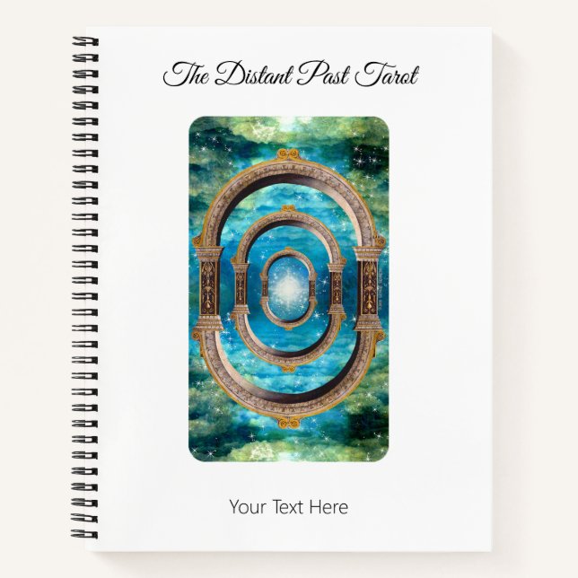 Cuaderno El Mazo de Cartas de Tarot del Pasado Distante Div (Anverso)