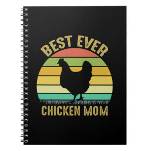 Cuaderno El mejor arte de pollo de la historia mamá
