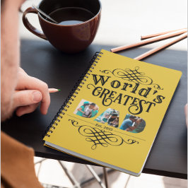 Cuaderno El mejor DAD del mundo con 3 fotos