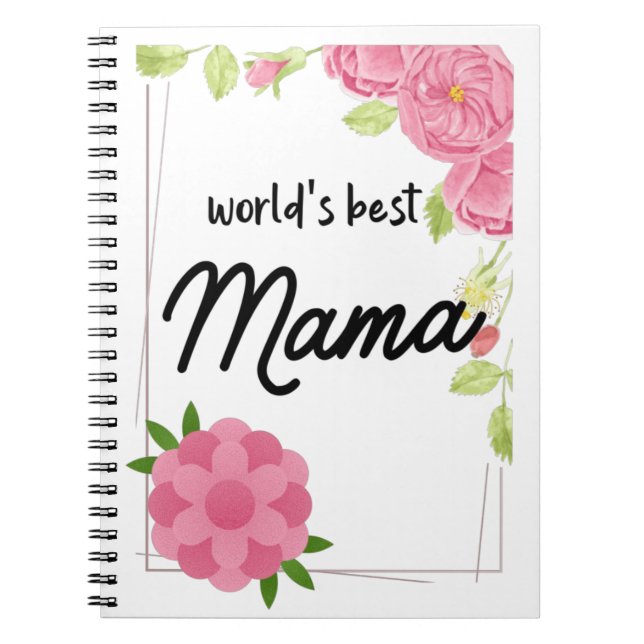 Cuaderno El mejor día de la mamá en el mundo (Frente)
