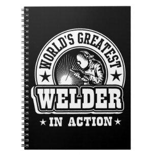 Cuaderno El mejor galardonado del mundo en acción