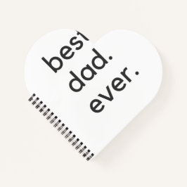 Cuaderno el mejor padre siempre oscuro