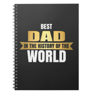 Cuaderno El mejor papá en la historia del mundo