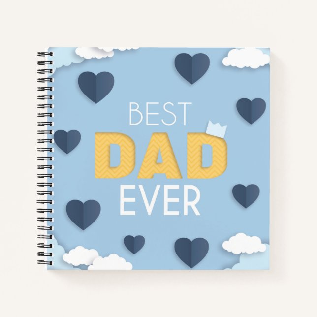 Cuaderno El mejor papá que nunca fue el día del padre (Anverso)