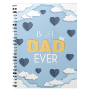 Cuaderno El mejor papá que nunca fue el día del padre
