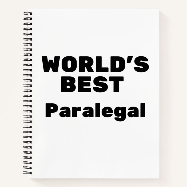 Cuaderno El mejor parajurídico del mundo (Anverso)