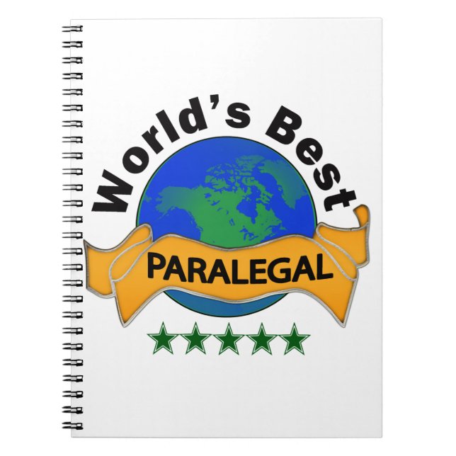 Cuaderno El mejor Paralegal del mundo (Frente)