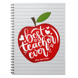 Cuaderno El mejor profesor de la historia nombró a la Apple